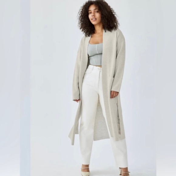 Aritzia Wilfred Belize Merino Wool Knit Formal Casual Relaxed Cardigan Sz XS,M - Picture 3 of 11